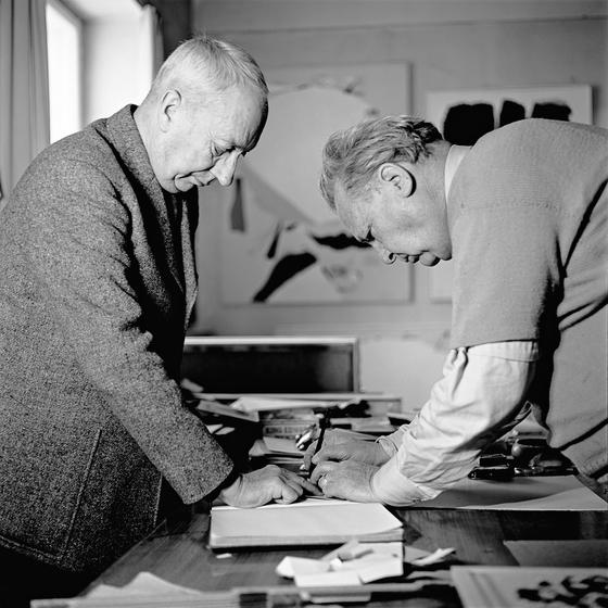 Abbildung Hans Arp und Willi Baumeister
